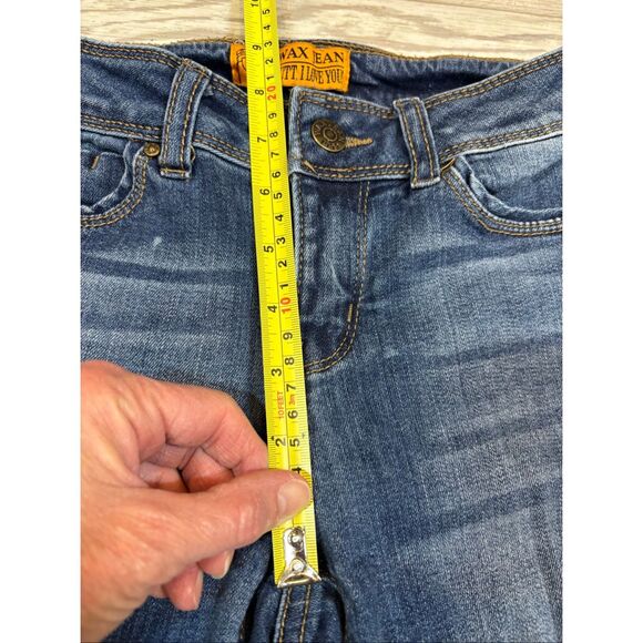Wax Jeans Butt I Love You Distressed Jeans Size 3 - Picture 9 of 12
